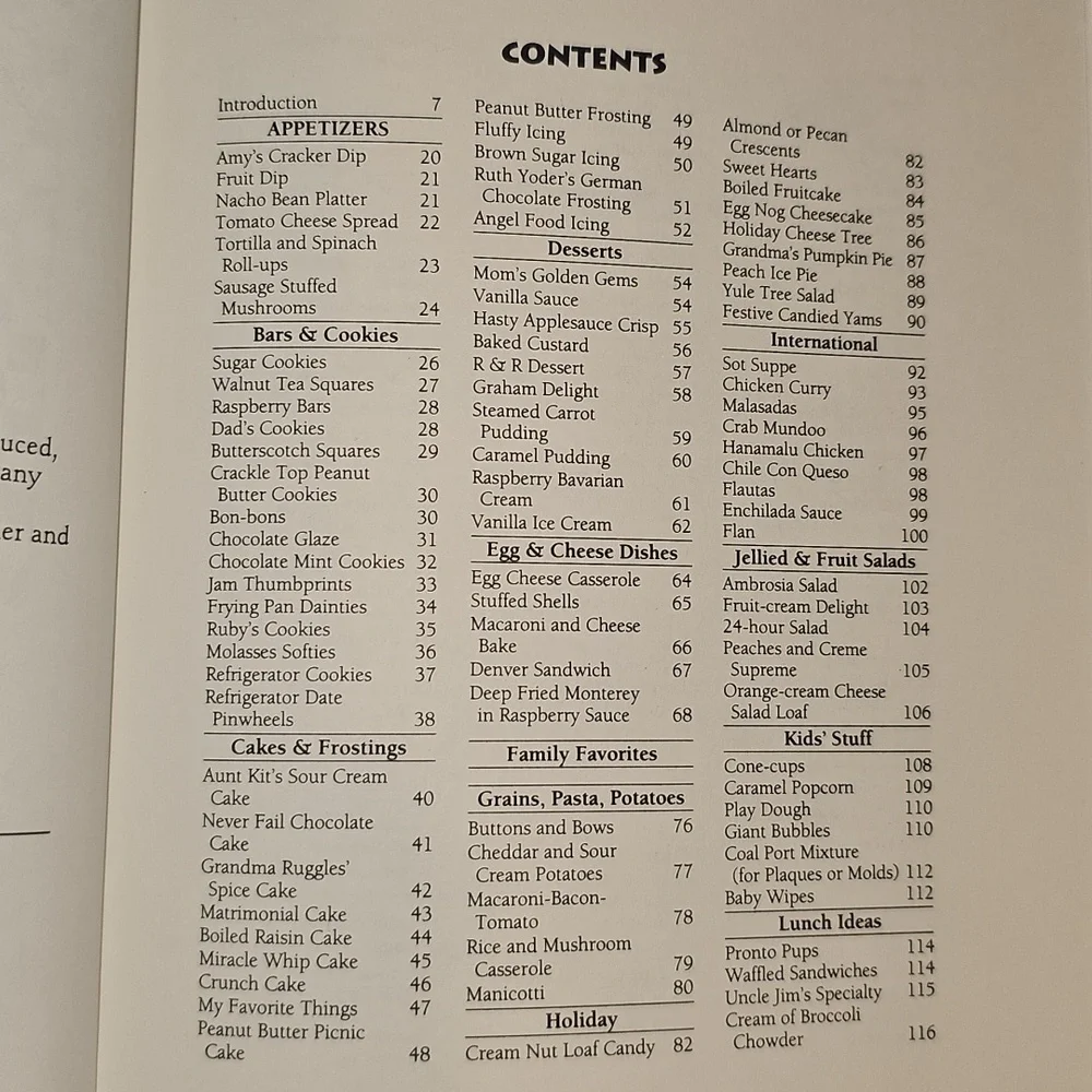The Oke Family Cookbook Favorite Recipes of Janette's Family By Deborah Oke, Bar